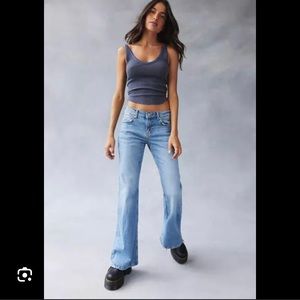 BDG low rise flare pants from urban outfitters.